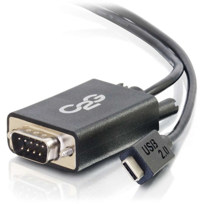 C2G USB 2.0 USB-C to DB9 Serial RS232 Adapter Cable 29470