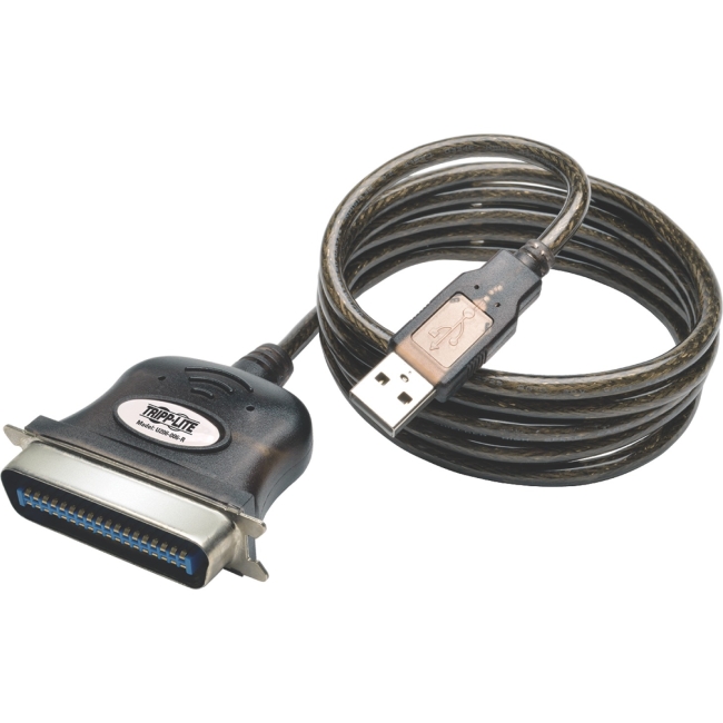 Tripp Lite USB to Parallel Printer Cable (USB-A to Centronics 36 M/M), 10-ft U206-010