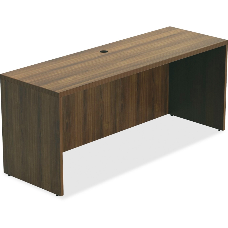 Lorell Chateau Series Walnut Laminate Desking 34311 LLR34311