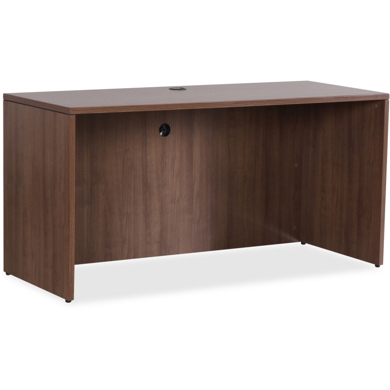 Lorell Walnut Laminate Office Suite Desking 69970 LLR69970