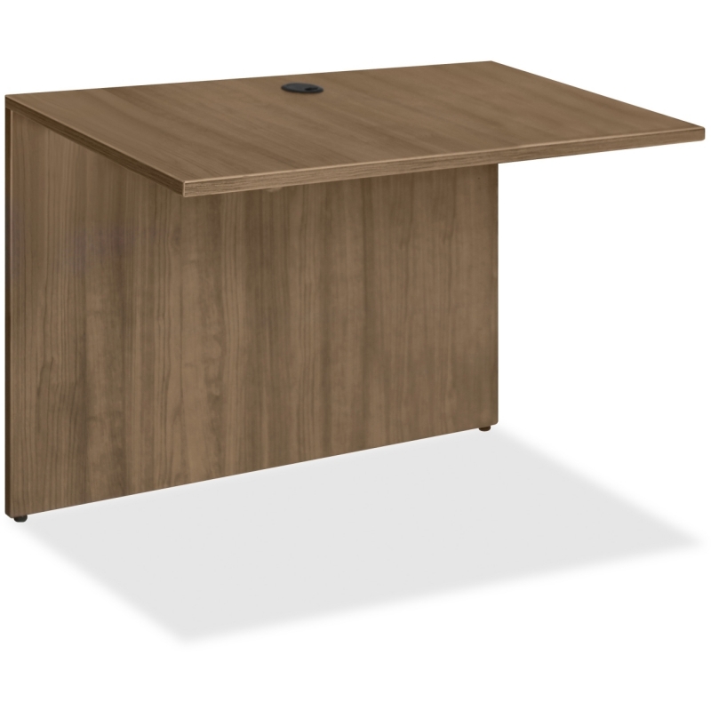 Lorell Walnut Laminate Office Suite Desking 69981 LLR69981