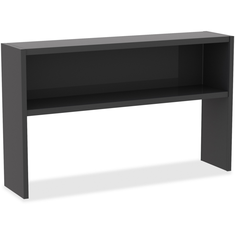 Lorell Charcoal Steel Desk Series Stack-on Hutch 79170 LLR79170