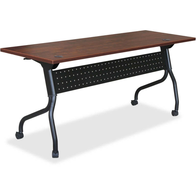 Lorell Cherry Flip Top Training Table 59517 LLR59517