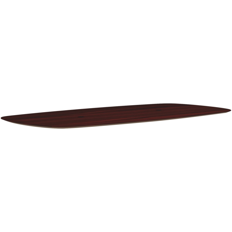 Lorell Knife Edge Mahogany Rectangular Conference Tabletop 59586 LLR59586