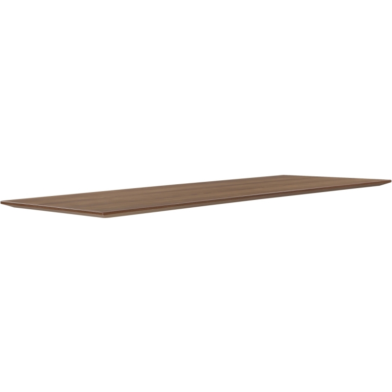 Lorell Electric Height-Adjustable Walnut Knife Edge Tabletop 59610 LLR59610