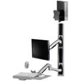 Amer Sit-Stand Combo Workstation Wall Mount System AMR1AWS