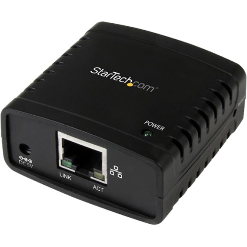 StarTech.com 10/100Mbps Ethernet to USB 2.0 Network LPR Print Server PM1115U2