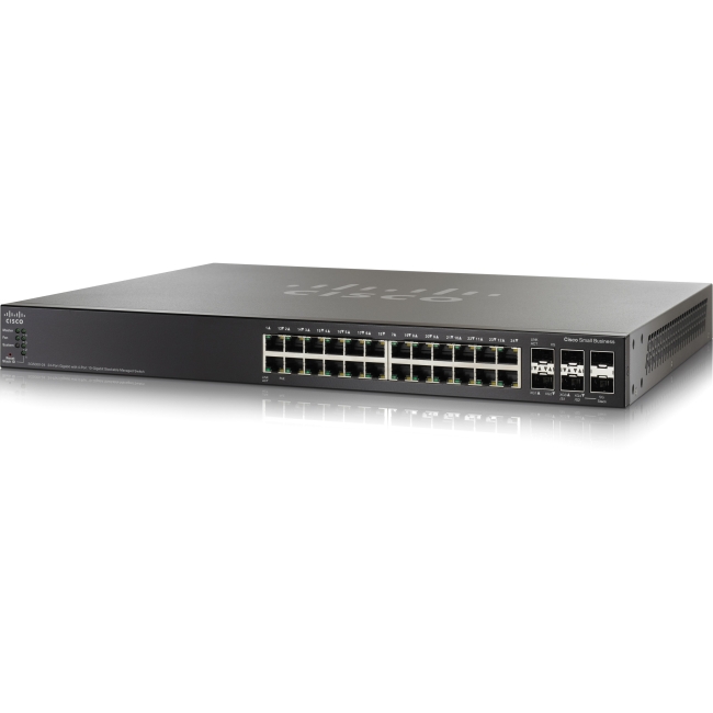 Cisco Layer 3 Switch - Refurbished SG500X-24-K9-G5-RF SG500X-24