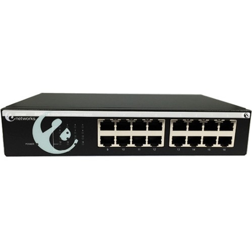 Amer 16-Port 10/100/1000Base-T Gigabit Ethernet Desktop Switch SGRD16