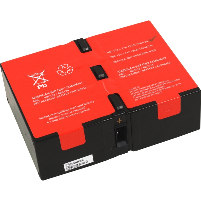 ABC UPS Repacement Battery for APC RBC124