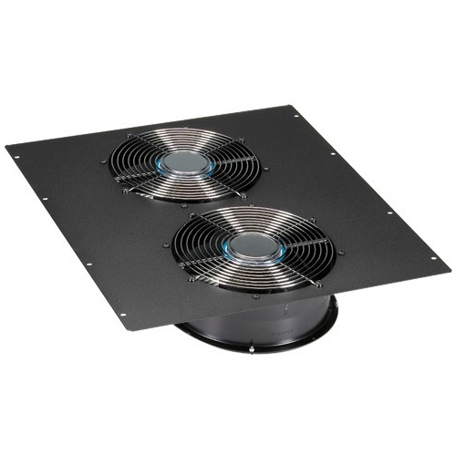 Black Box Dual 10" Fan (1100-cfm) Top Panel for Elite Cabinets ECTOP2F10