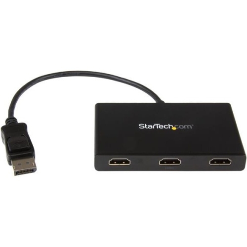 StarTech.com MST Hub - DisplayPort to 3x HDMI - Multi Stream Transport Hub - DP 1.2 to HDMI MSTDP123HD