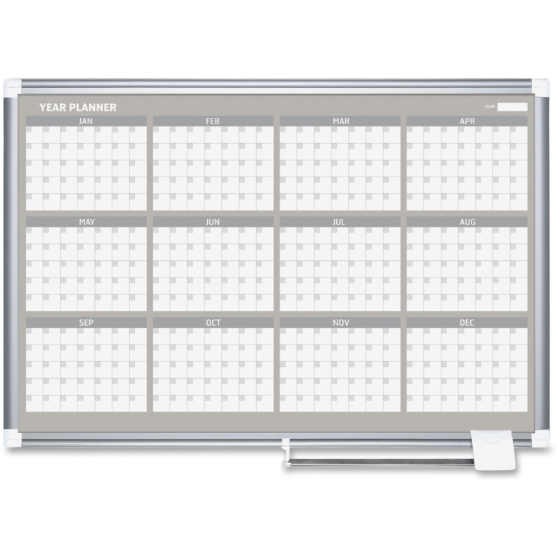 MasterVision 36" 12-month Calendar Planning Board GA03106830 BVCGA03106830