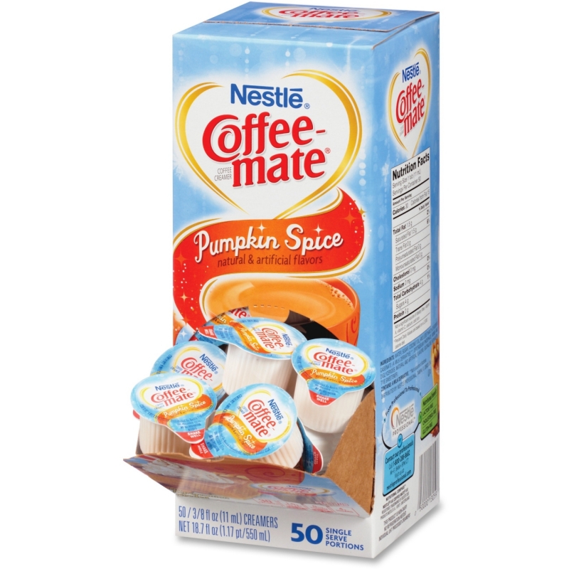 Nestle Professional Coffee-Mate Pumpkin Spice Liquid Coffee Creamer Singles 75520 NES75520