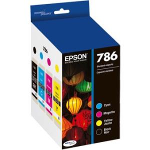 Epson Standard-Capacity Black and Color Combo-Pack Ink Cartridges T786120-BCS 786