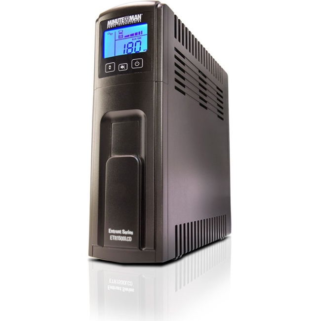 Minuteman 1500VA Line Interactive UPS with 10 Outlets ETR1500LCD