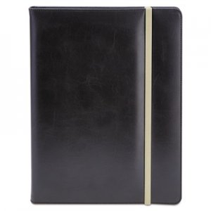 Universal Padfolio, 8 1/2 x 11, Vinyl, Black UNV32663