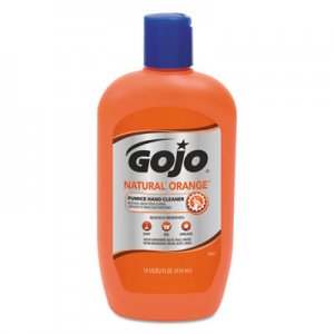 GOJO NATURAL ORANGE Pumice Hand Cleaner, Citrus, 14 oz Bottle GOJ095712EA 0957-12