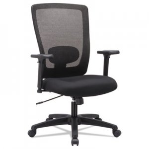 Alera Envy Series Mesh High-Back Swivel/Tilt Chair, Black ALENV41B14