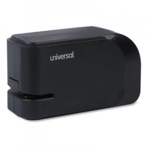 Universal Half-Strip Electric Stapler with Staple Channel Release Button, 20-Sheet Capacity, Black UNV43120