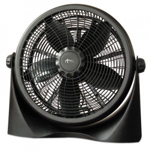 Alera 16" Super-Circulation 3-Speed Tilt Fan, Plastic, Black ALEFAN163