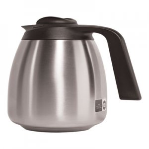 BUNN 1.9 Liter Thermal Carafe, Stainless Steel/Black BUNTHERMBLK 51746.0001