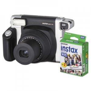 Fujifilm Instax Wide 300 Camera Bundle, 16 MP, Auto Focus, Black FUJ600015500 600015500