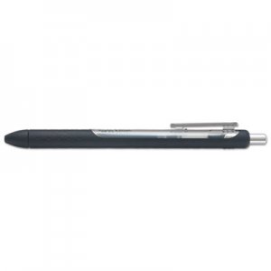 Paper Mate InkJoy Retractable Gel Pen, Micro 0.5mm, Black Ink/Barrel, Dozen PAP1951720 1951720