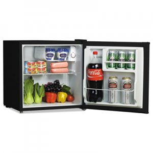 Alera 1.6 Cu. Ft. Refrigerator with Chiller Compartment, Black ALERF616B BC-46-E