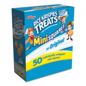 Kellogg's Rice Krispies Treats, Mini Squares, 0.39 oz, 50/Box KEB12061 3800012346