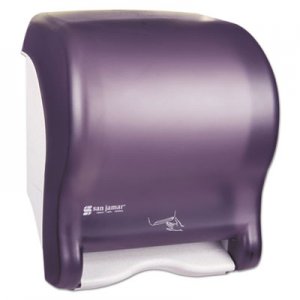 San Jamar Smart Essence Electronic Roll Towel Dispenser, 11.88 x 9.1 x 14.4, Black SJMT8400TBK T8400TBK