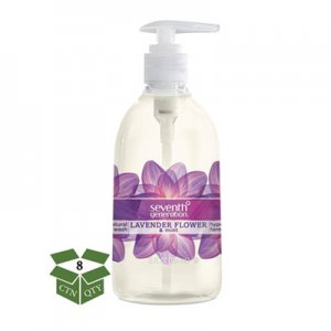Seventh Generation Natural Hand Wash, Lavender Flower and Mint, 12 oz Pump Bottle, 8/Carton SEV22926CT SEV 22926CT