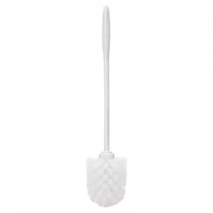 Rubbermaid Commercial Toilet Bowl Brush, 14 1/2", White, Plastic, 24/Carton RCP631000WECT FG631000WHT