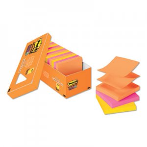 Post-it Pop-up Notes Super Sticky Pop-up 3 x 3 Note Refill, Rio de Janeiro, 90-Sheet, 18