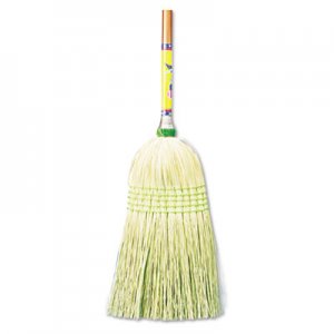 Boardwalk Parlor Broom, Corn Fiber Bristles, 55", Wood Handle, Natural, 12/Carton BWK926CCT