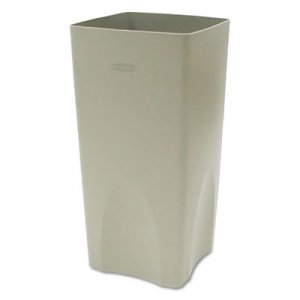 Rubbermaid Commercial Plaza Waste Container Rigid Liner, Square, Plastic, 19 gal, Beige RCP356300BGCT FG356300BEIG