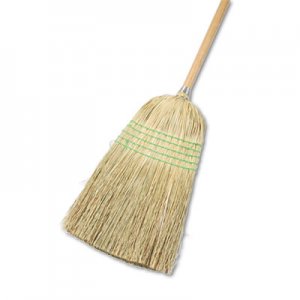 Boardwalk Parlor Broom, Yucca/Corn Fiber Bristles, 55" Wood Handle, Natural, 12/Carton BWK926YCT