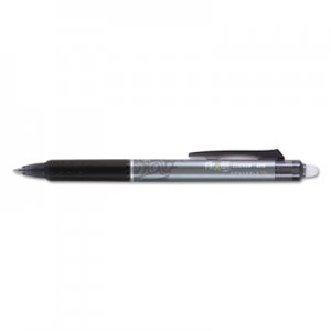 Pilot FriXion Clicker Erasable Retractable Gel Pen, 0.5 mm, Black Ink/Barrel, Dozen PIL32520 32520