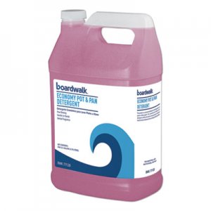 Boardwalk Industrial Strength Pot and Pan Detergent, 1 gal Bottle, 4/Carton BWK77128 209800-41ESSN