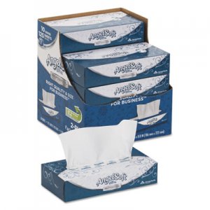 Angel Soft ps Ultra Facial Tissue, 2-Ply, White, 125 Sheets/Box, 10 Boxes/Carton GPC4836014 4836014