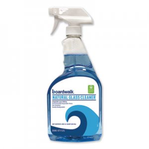 Boardwalk Natural Glass Cleaner, 32 oz Trigger Spray Bottle, 12/Carton BWK47112G 953100-12ESSN