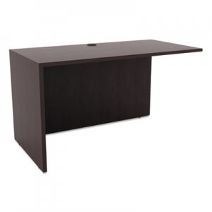 Alera Valencia Series Reversible Return/Bridge Shell,47 1/4w x 23 5/8d, Espresso ALEVA354824ES