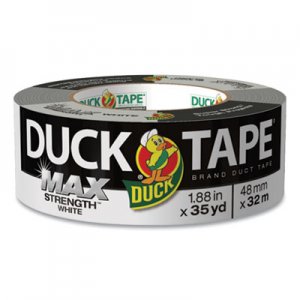 Duck MAX Duct Tape, 3" Core, 1.88" x 35 yds, White DUC240866 240866
