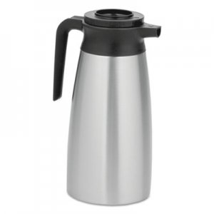 BUNN 1.9 Liter Thermal Pitcher, Stainless Steel/Black BUNVACPIT19 39430.0000