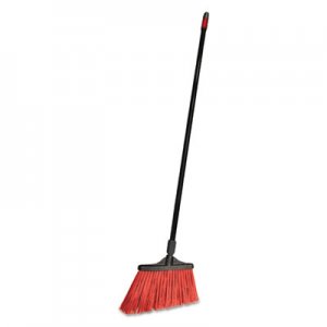 O-Cedar Commercial MaxiStrong Angle Broom, Polypropylene Bristles, 56" Handle, Black, 6/Carton DVOCB064205 CB064205