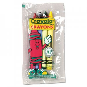 Crayola Classic Color Crayons in Cello Pack, 4 Colors, 4/Pack, 360 Packs/Carton CYO520083 BSI 520083