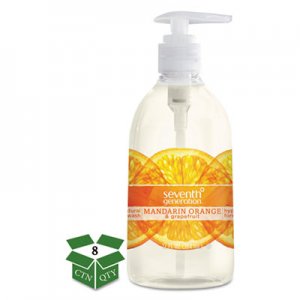 Seventh Generation Natural Hand Wash, Mandarin Orange and Grapefruit, 12 oz Pump Bottle, 8/Carton SEV22925CT SEV 22925CT