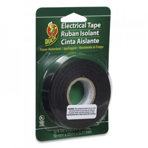 Duck Pro Electrical Tape, 1" Core, 0.75" x 66 ft, Black DUC551117 551117