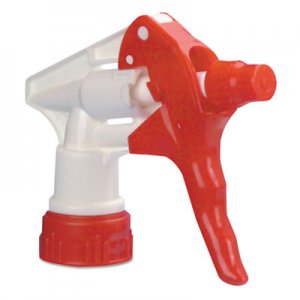 Boardwalk Trigger Sprayer 250 for 16-24 oz Bottles, Red/White, 8"Tube, 24/Carton BWK09227