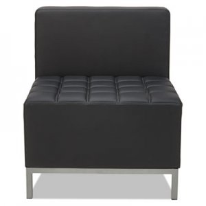 Alera QUB Series Armless L Sectional, 26 3/8 x 26 3/8 x 30 1/2, Black ALEQB8116